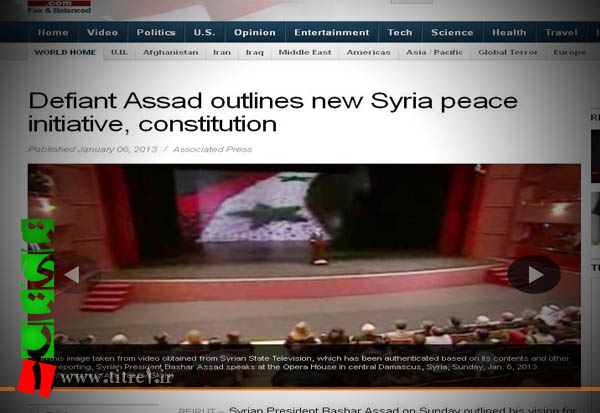 واکنش رسانه های خارجی به سخنان اسد 
