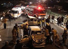 دو حادثه شدید رانندگی در بزرگراه کرج - تهران