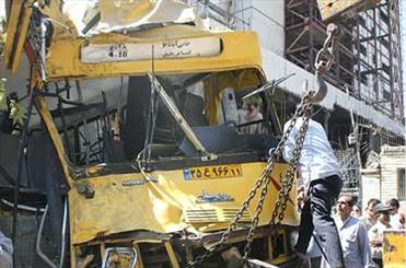 علت حادثه اتوبوس شرکت واحد در آزادگان تهران مشخص شد