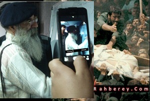وقتی مردم ایران کفن امام(ره) را پاره پاره کرد و به تبرّک بردند+توضیحات عکاس +تصاویر