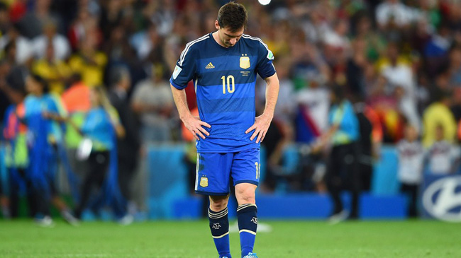 مسی مغموم بهترین بازیکن جام جهانی 2014 شد