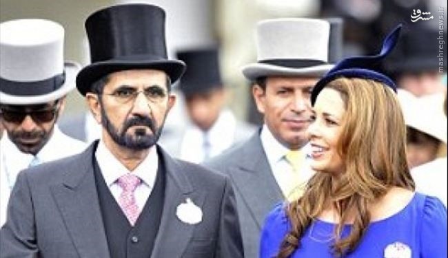 ظاهر عجیب حاکم دبی و همسرش در لندن! + عکس
