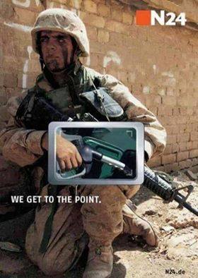 فوتوشاپ اسلحه سرباز آمریکایی در خاورمیانه + تصویر