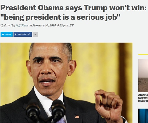 ریاست جمهوری مسخره بازی نیست/ دونالد ترامپ رئیس جمهور نخواهد شد!