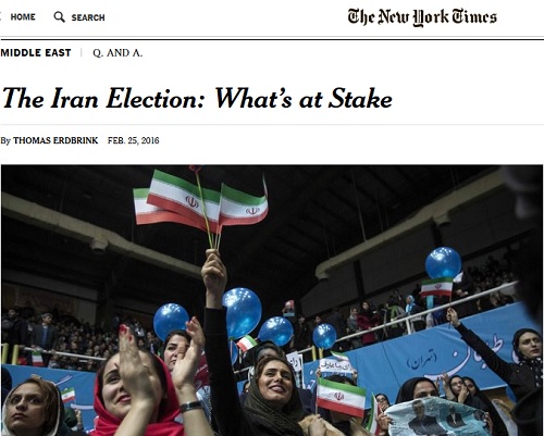 نیویورک تایمز: انتخابات ایران/ چه چیزی در خطر است؟