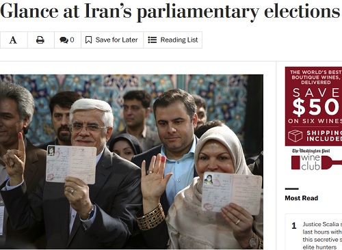 واشنگتن پست: نگاهی به انتخابات مجلس ایران: