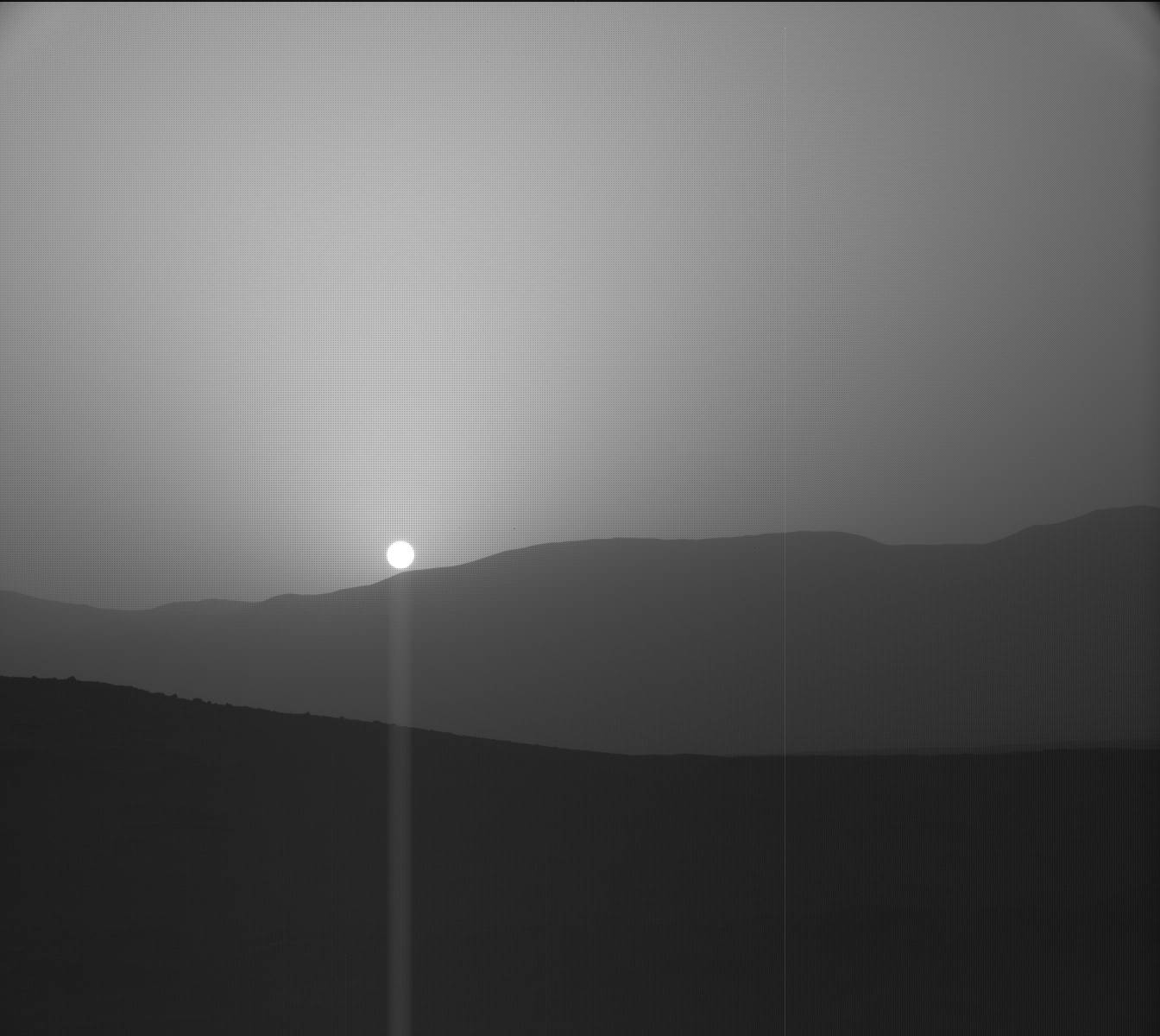 غروب آفتاب در مریخ چه شکلی است!؟