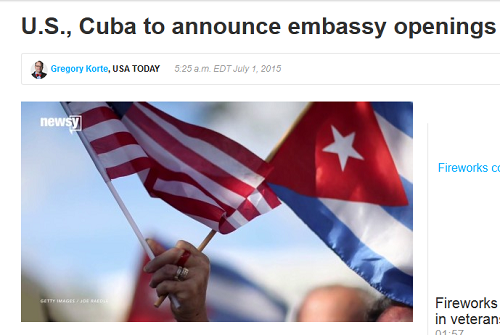 بازگشایی سفارت آمریکا در کوبا