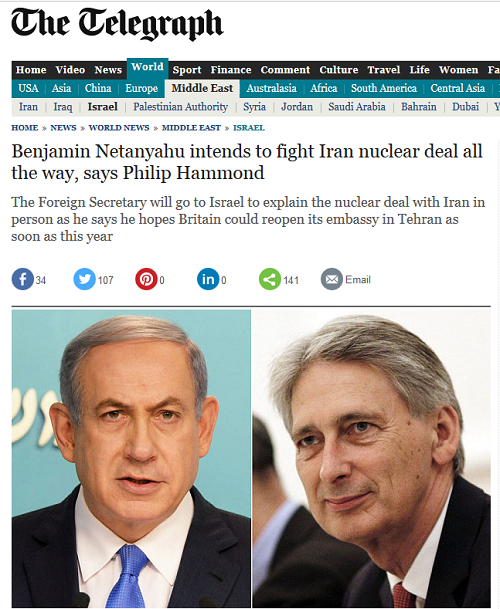 هیچ توافقی با ایران نمی‌توانست اسرائیل را راضی کند/سنگ اندازی به توافق هسته ای به نفع نتانیاهو نیست/ ما هم سفارت خود در تهران را بازگشایی می کنیم!