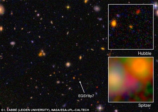 کشف دورترین کهکشان - EGS8p7