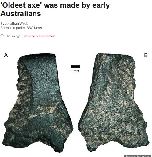 کشف قدیمی ترین تبر ساخته ساکنین اولیه استرالیا