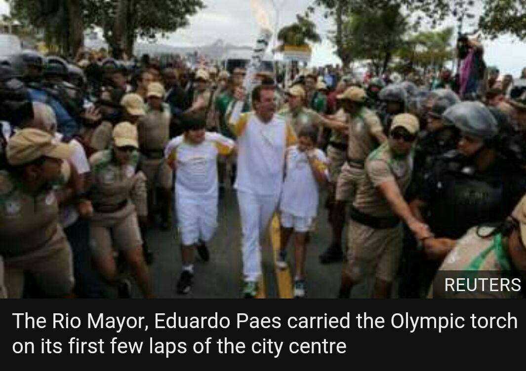 lمشعل المپیک به ریو رسید