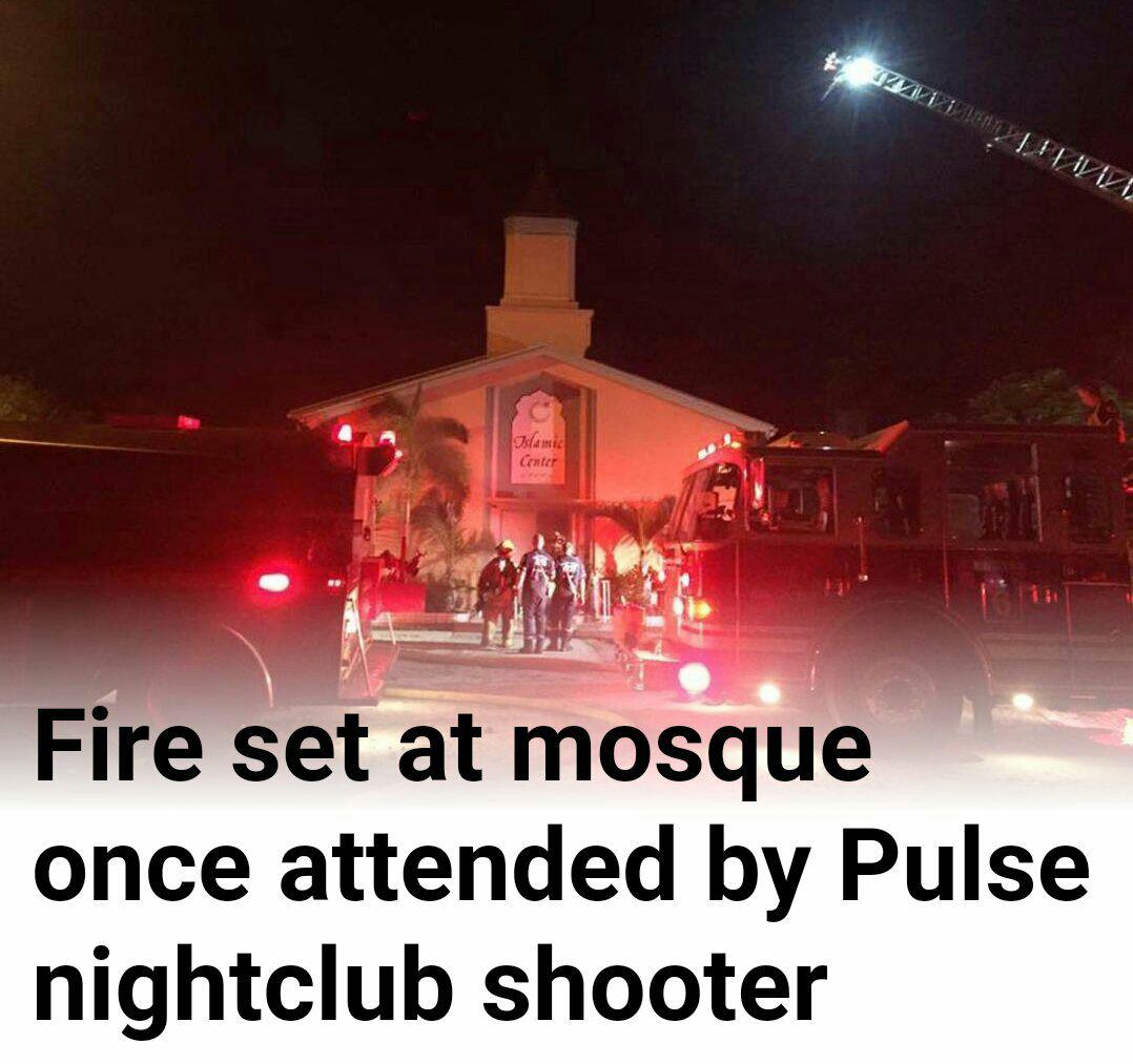 آتش زدن مسجد مسلمانان آمریکا در روز عید قربان
