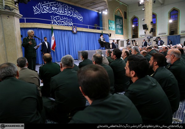 فرماندهان سپاه پاسداران انقلاب اسلامی با رهبر انقلاب دیدار کردند
