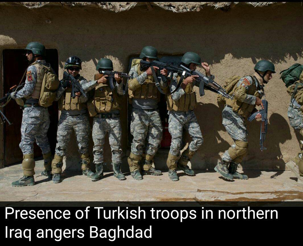عصبانیت بغداد از حضور ارتش ترکیه در این کشور/افراد تحت آموزش ارتش ترکیه غیرقابل اعتمادند
