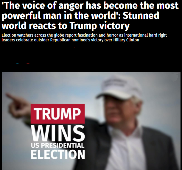 //واکنش دنیا به انتخاب ترامپ