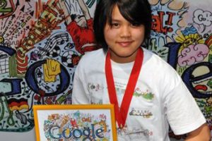 دختر 11 ساله ای که جایزه طراحی گوگل را دریافت کرد