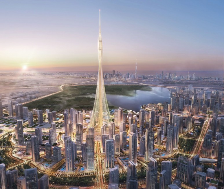کلنگ ساخت بلند ترین برج جهان در دبی زده شد