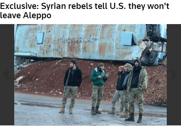 پاسخ مخالفان دولت سوریه : حلب را تسلیم دولت  