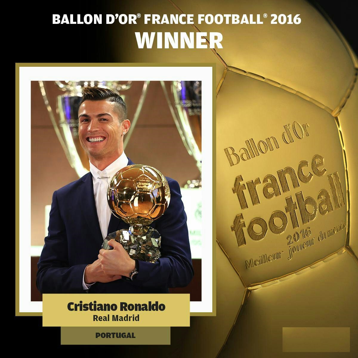 مراسم انتخاب بهترین بازیکن سال جهان/ توپ طلا برای چهارمین بار به رونالدو رسید
