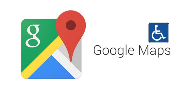 گوگل مپ، مکان های قابل دسترسی با ویلچر را نشان می دهد