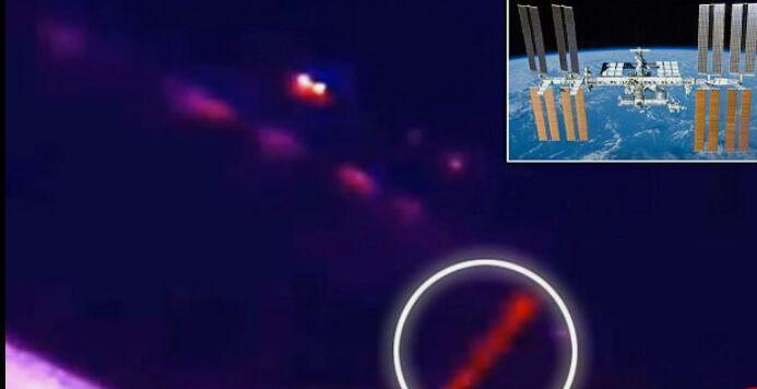 حمله لیزری فرازمینی ها به ایستگاه بین المللی فضایی! +فیلم