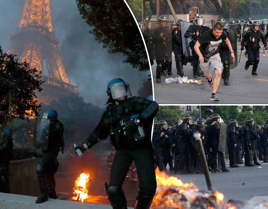 آتش گرفتن بیش از 1000 خودرو در اولین روز سال نو در فرانسه+عکس