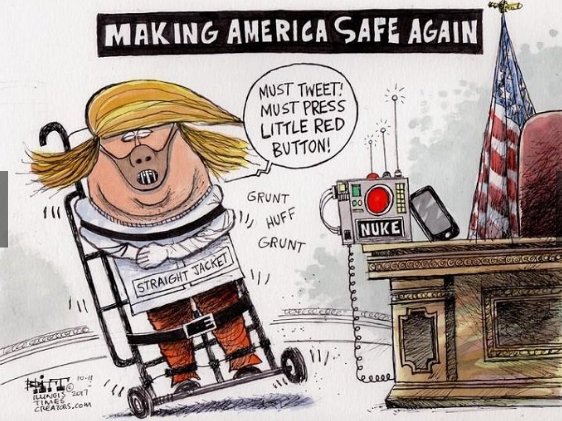 کاریکاتورهایی از دونالد ترامپ رئیس جمهور آمریکا