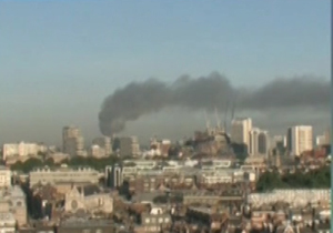 سیاه دود در آسمان لندن سایه انداخته/ فیلم