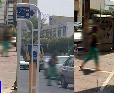 پرسه زدن زن بی حجاب در خیابان های شهر، شهره فضای مجازی شد
