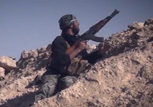 لحظه مرگ یک داعشی + فیلم