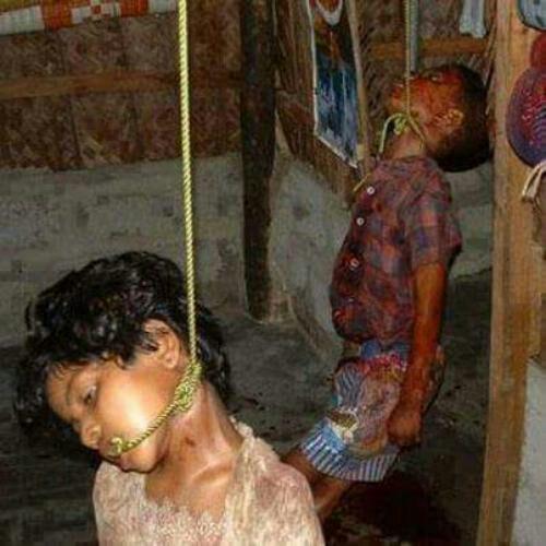 تصاویری دردناک از کشتار کودکان در میانمار