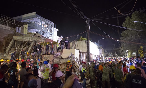 تلفات زلزله در مکزیک به 224 نفر رسید