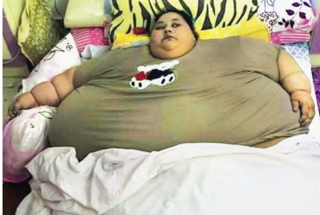سنگین وزن‌ترین زن دنیا مرد