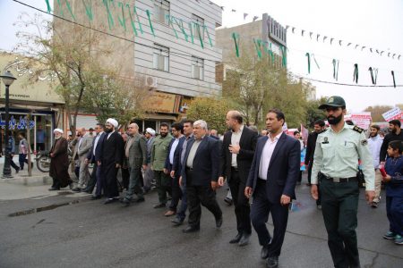 راهپیمایی مبارزه با استکبار در البرز برگزار شد/ هم صدایی البرزِ استکبار ستیز در شعار 
