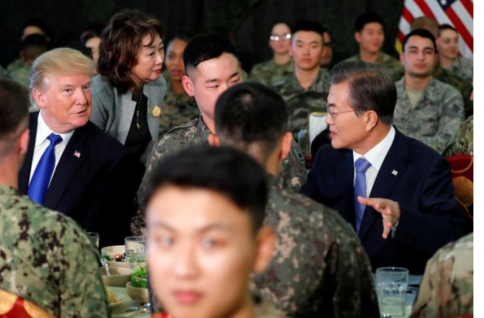 سکوت رسانه های دولتی کره شمالی در مورد سفر ترامپ به آسیا و کره جنوبی
