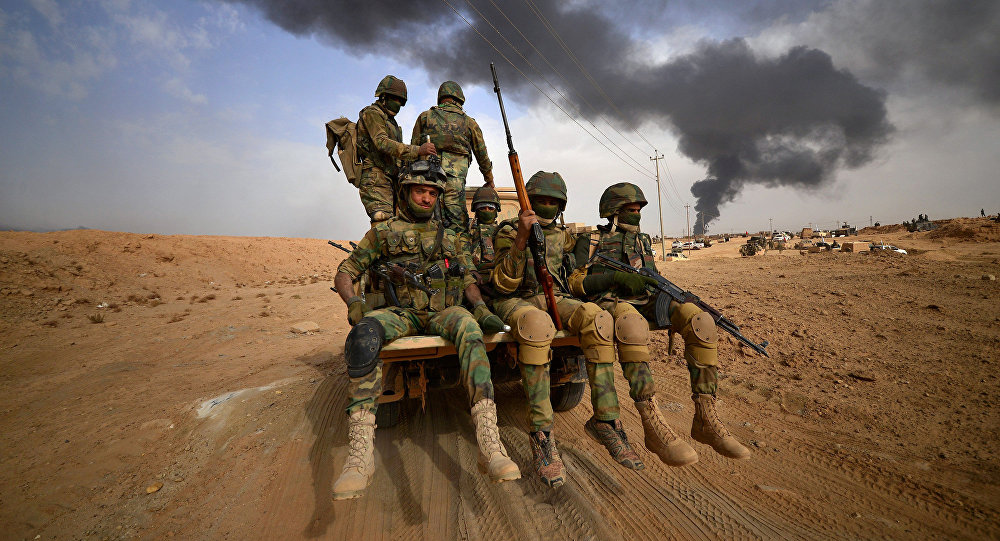 حمله نظامی ارتش عراق به آخرین سنگر داعش در راوا