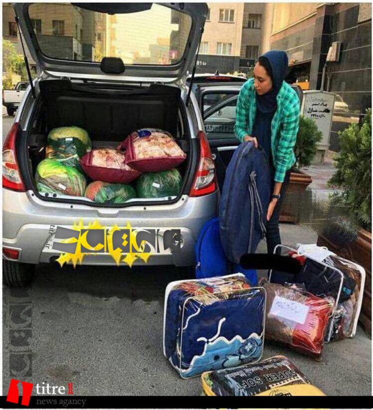 کیمیا علیزاده برای کمک به زلزله‌ زدگان پیش‌ قدم شد/ تکواندو کار کرجی کمک‌ های غیر نقدی خود و مردم را به کرمانشاه ارسال کرد