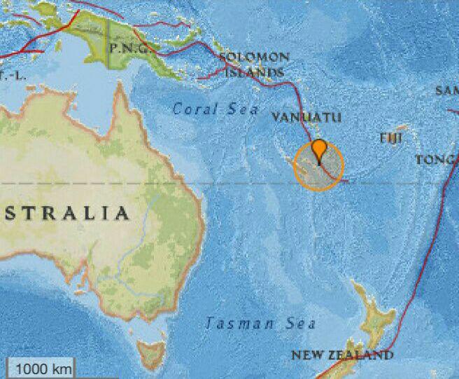 زلزله ۷.۲ ریشتری شرق استرالیا را لرزاند / احتمال وقوع سونامی