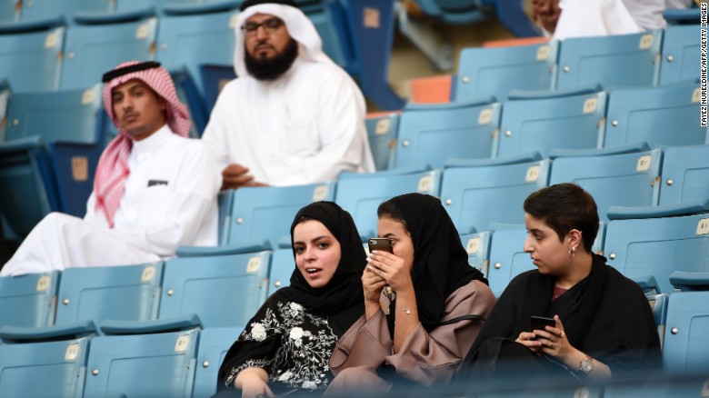 رفع محدودیت برای تماشاگران زن در عربستان سعودی از اوایل سال 2018