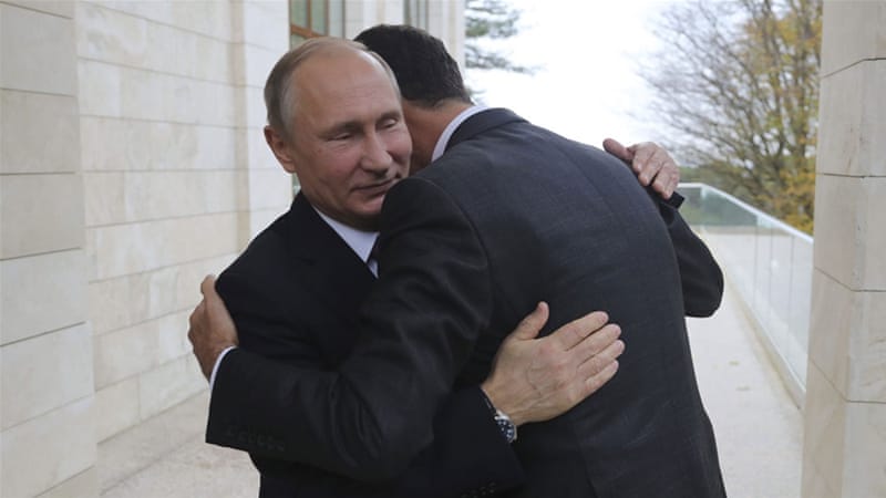 بشار اسد برای نجات کشورش از پوتین تشکر کرد