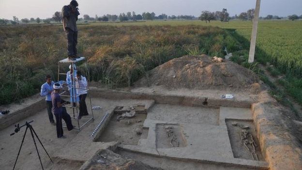 اسرار فاش شده از قبر زوج باستانی هاراپای پاکستان