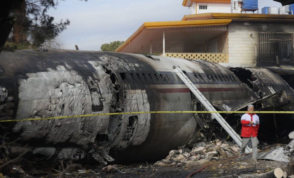 اسامی کامل جانباختگان سانحه سقوط هواپیما در زیبادشت کرج