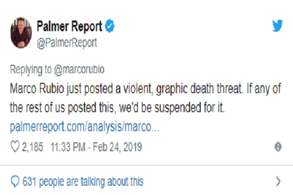 سناتور آمریکایی به منظور تهدید کشور خارجی تصویر قتل قذافی را توئیت کرد