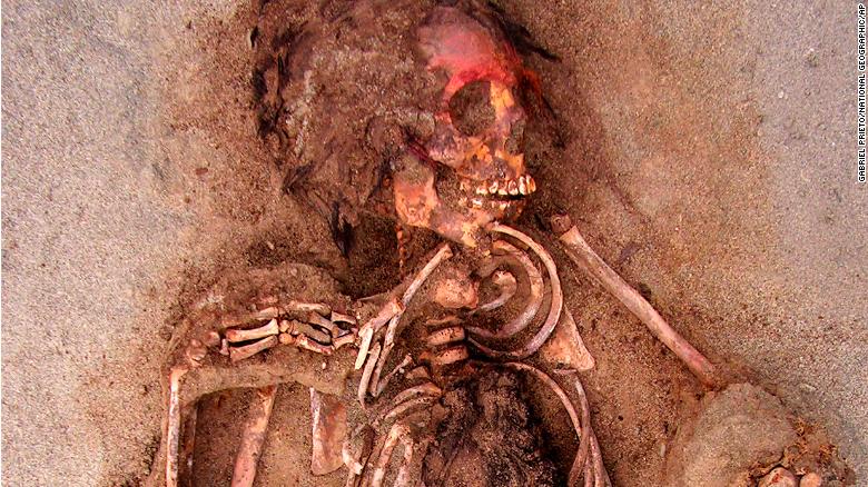 کشف بقایای اسکلتی کودکان قربانی شده در پرو