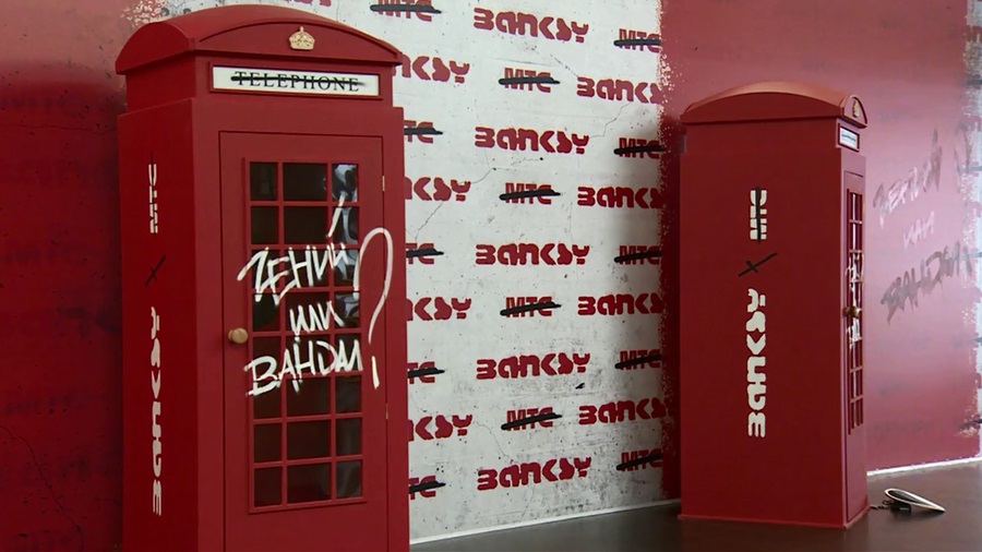 افتتاح نمایشگاه بنکسی در مسکو به خاطر شکاف اخیر بین انگلیس و روسیه