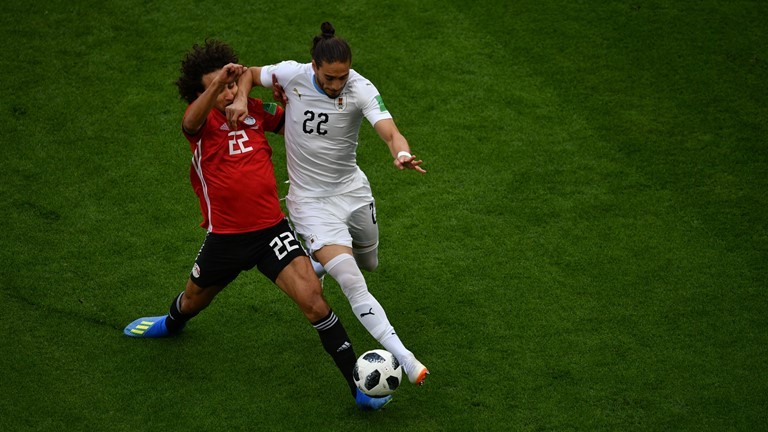 جام جهانی روسیه؛اروگوئه ۱ - مصر صفر