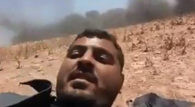 ویدئوی دلهره‌آوری که جوان فلسطینی زیر باران گلوله منتشر کرد!