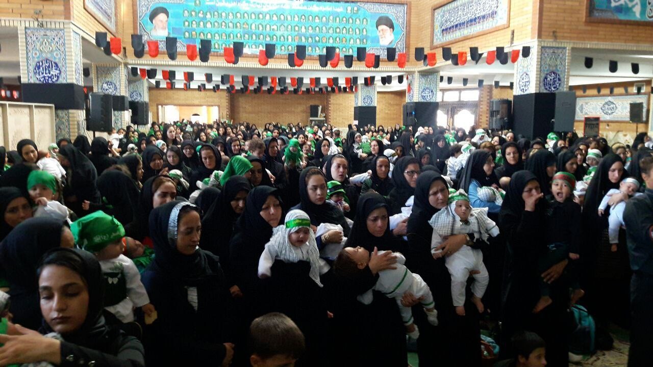 نوای لالایی مادران البرزی در همایش شیرخوارگان حسینی طنین انداز شد + تصاویر