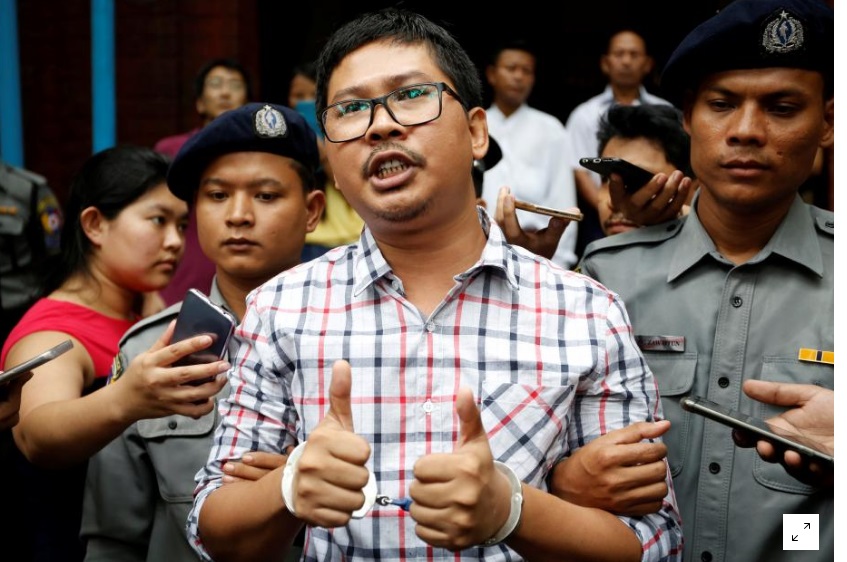 بازداشت خبرنگاران رویترز در میانمار به دلیل گزارش کشتار مسلمانان روهینگیا